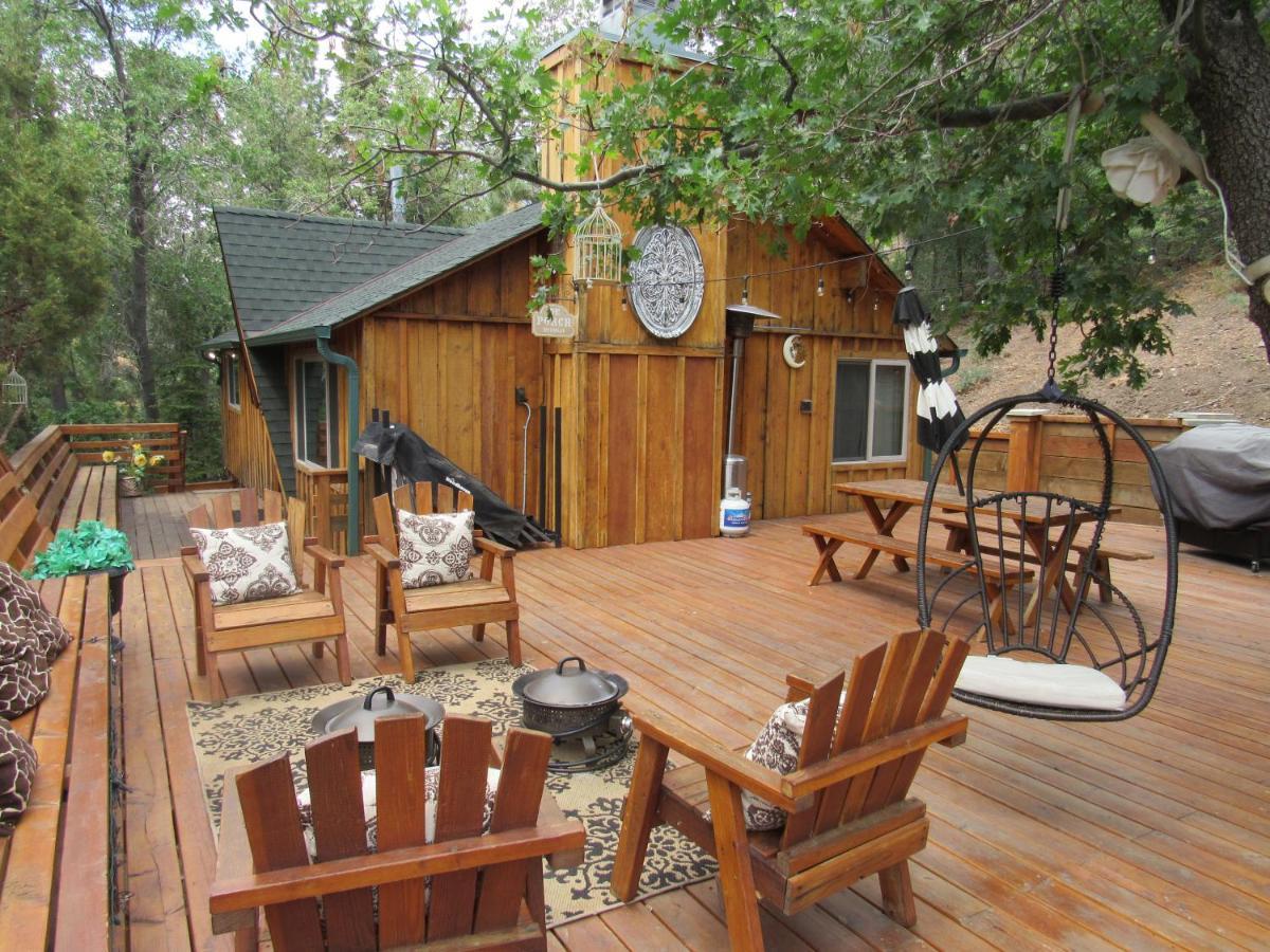 Hillside Hideaway -View Of Ski Slope From Charming Deck Биг Бэар Лейк Экстерьер фото