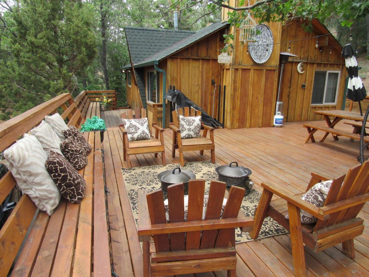 Hillside Hideaway -View Of Ski Slope From Charming Deck Биг Бэар Лейк Экстерьер фото